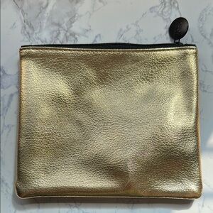 Ipsy Makeup Bag : Gold Metallic Pouch